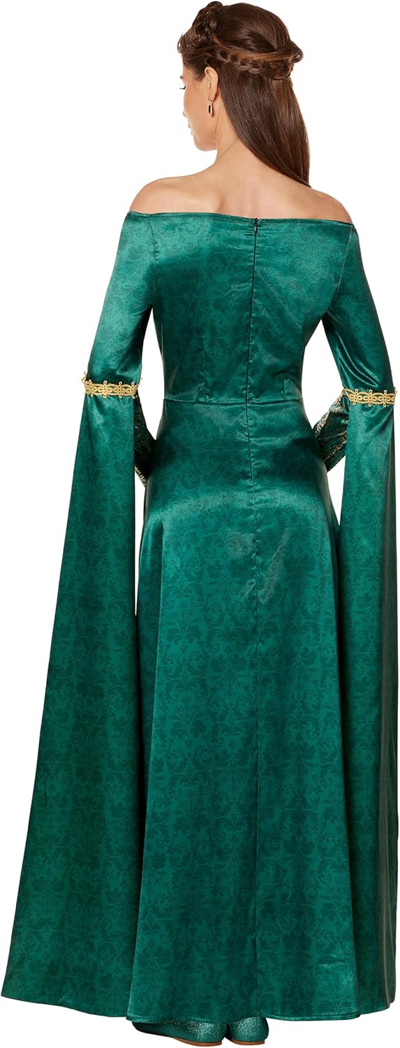 Spirit Halloween House of the Dragon Adult Alicent Hightower Costume | Officially Licensed | Green Gown Outfit