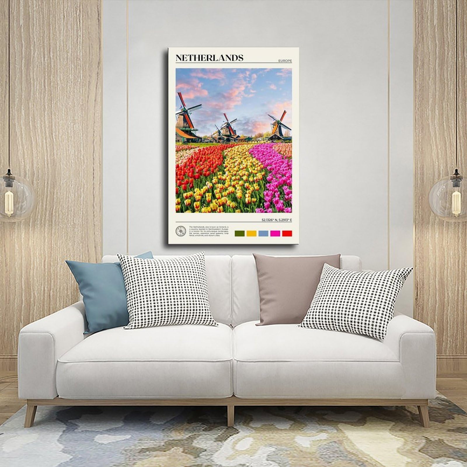 Kunstdruck auf Leinwand, echtes Foto, Poster für Schlafzimmer, Büro, Schlafzimmer, Geschenk, 61 cm L x 91,4 cm W