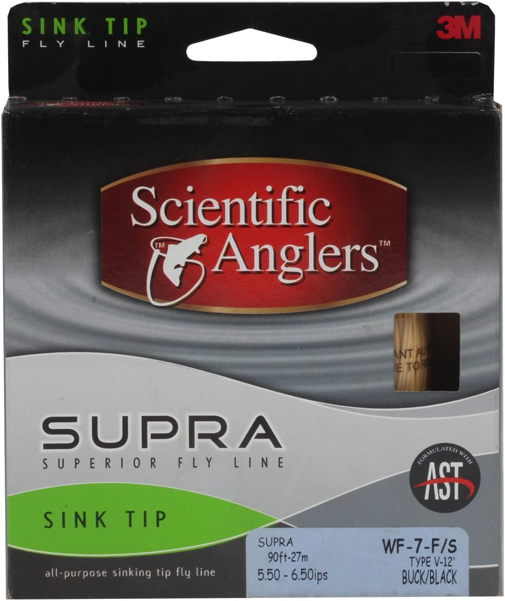 Scientific Anglers SharkWave GPX Taper Fly Line - Buckskin/Blue/Optic Green