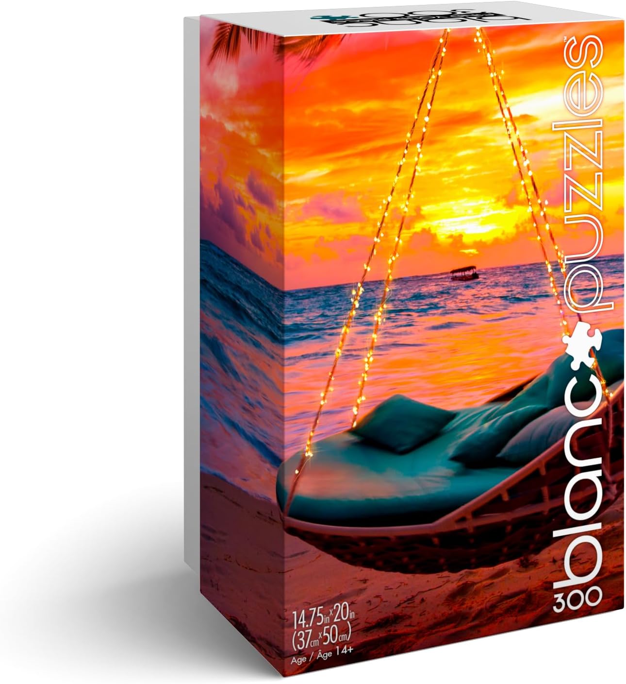 Blanc Buffalo Games - blanc - Diego PH - Maldives Sunset - 300 Piece Jigsaw Puzzle for Adults -Challenging Puzzle Perfect for Game Nights - Finished Size is 21.25 x 15.00