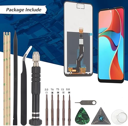 Miniatura 7 de YWLRONG Pantalla LCD para Nokia X100 TA-1399 MetroPCS Reemplazo de pantalla táctil Pantalla LCD Digitalizador Asamblea para Nokia X100 TA-1399