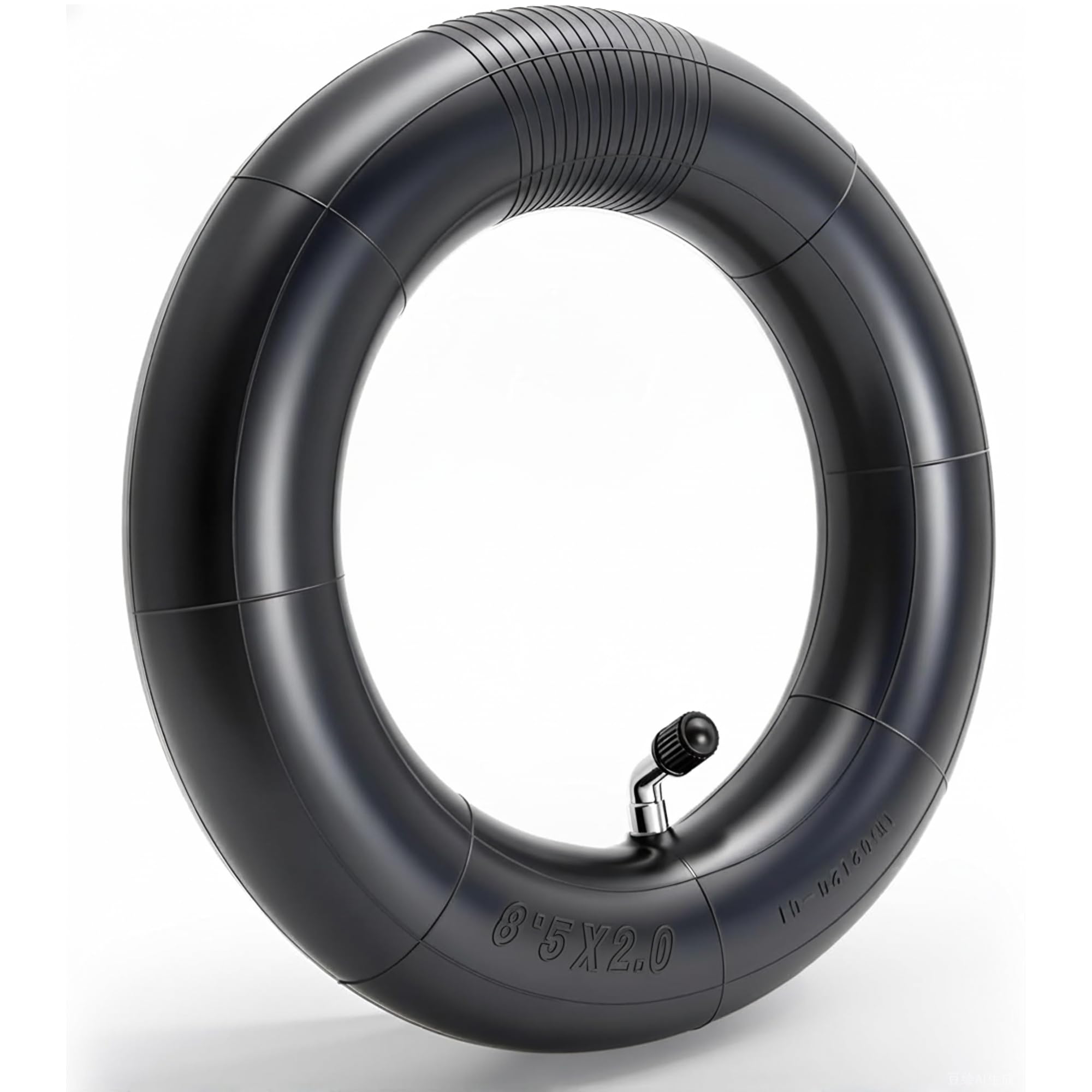 GLDYTIMES 8.5 Inch 8 1/2x2 Heavy Duty Tube for Xiaomi Pro 2 1S M365 Pro Electric Scooter, Highly Elastic Butyl Rubber E-Scooter Inner Tube, 50/75-6.1 8.5x2.0 Replacement Tube with Silver Bent Valve
