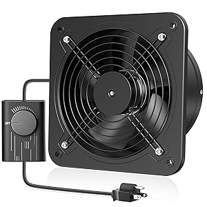 Amazon.com: HG Power 8 Inch Exhaust Fan with Speed Controller, 567