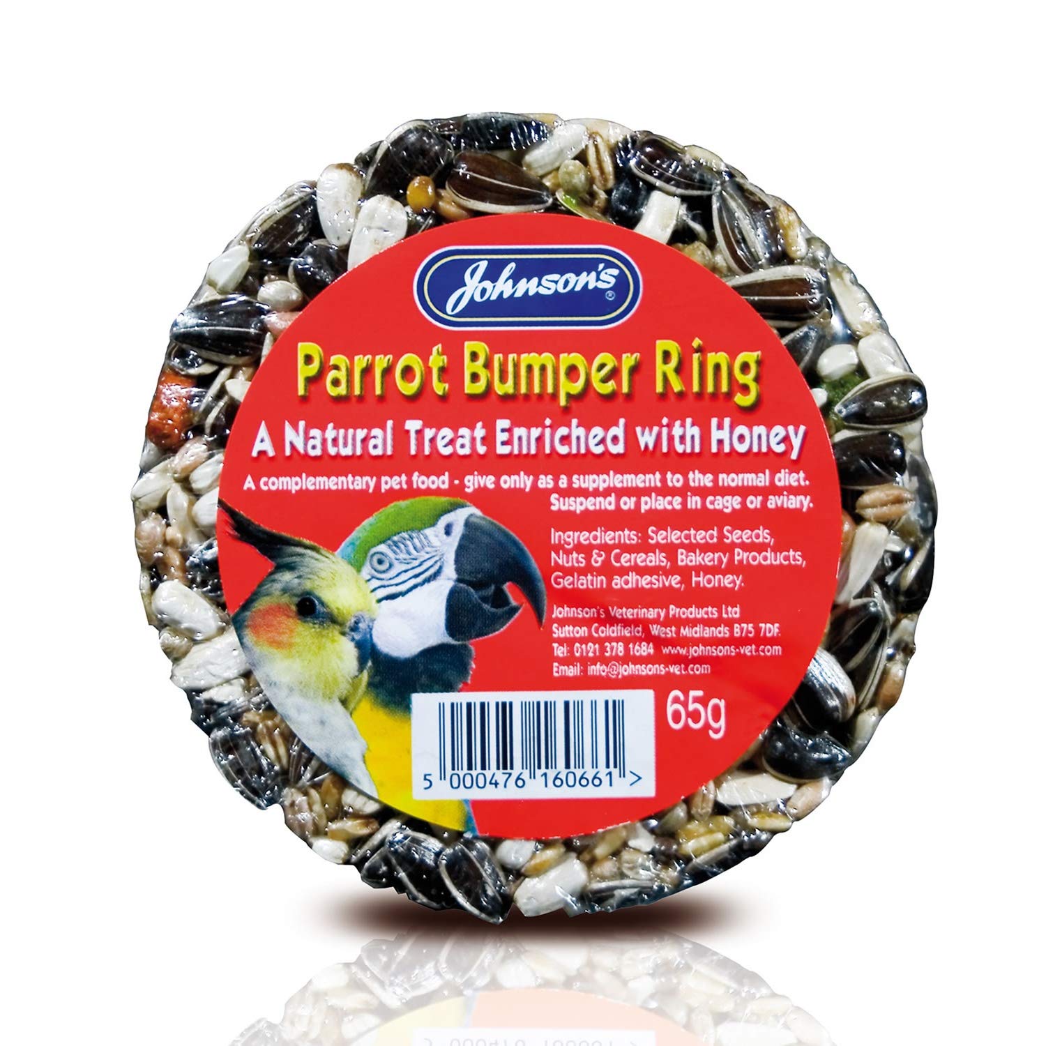 Anneaux pour perroquets Johnsons 65g pour occuper l'oiseau