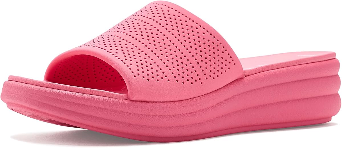 Clarks Drift Twist Cloudsteppers Sandalia con cuña para mujer | Sandalias informales