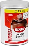 BOOST Instant Breakfast Powder, Chocolate, Drink Mix with Protein, Fibre, Calcium, Vitamins & Minerals, Add to Whole Milk or Smoothies, Recyclable Canister, 22 Servings, Kosher, 880 g