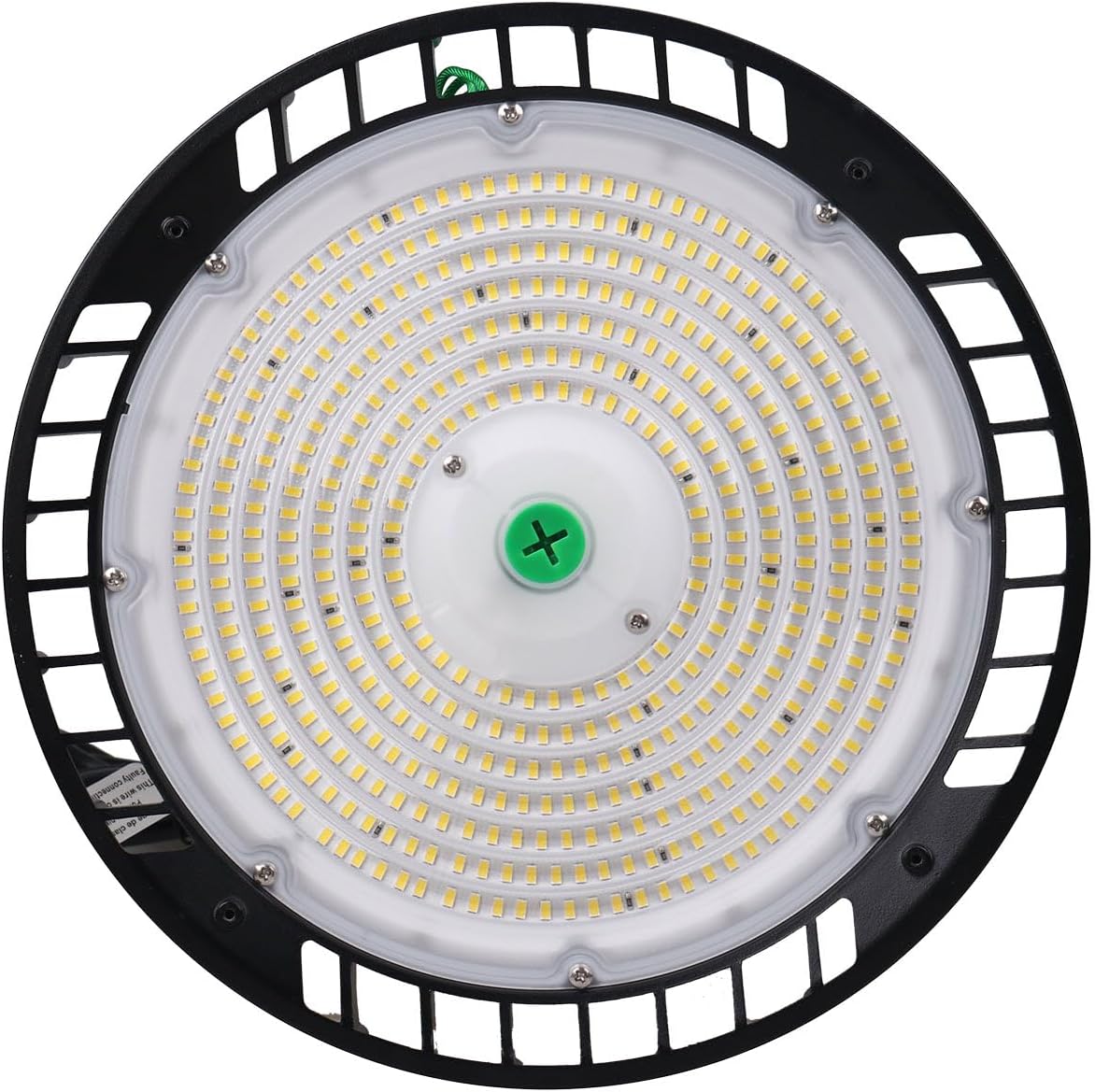 LEDONE UFO High Bay LED Light 150W (80/100/150W Selectable) 24,256 Lumens - Warehouse Lighting Fixture 5000K Daylight IP65 Waterproof 120-277V DLC Listed