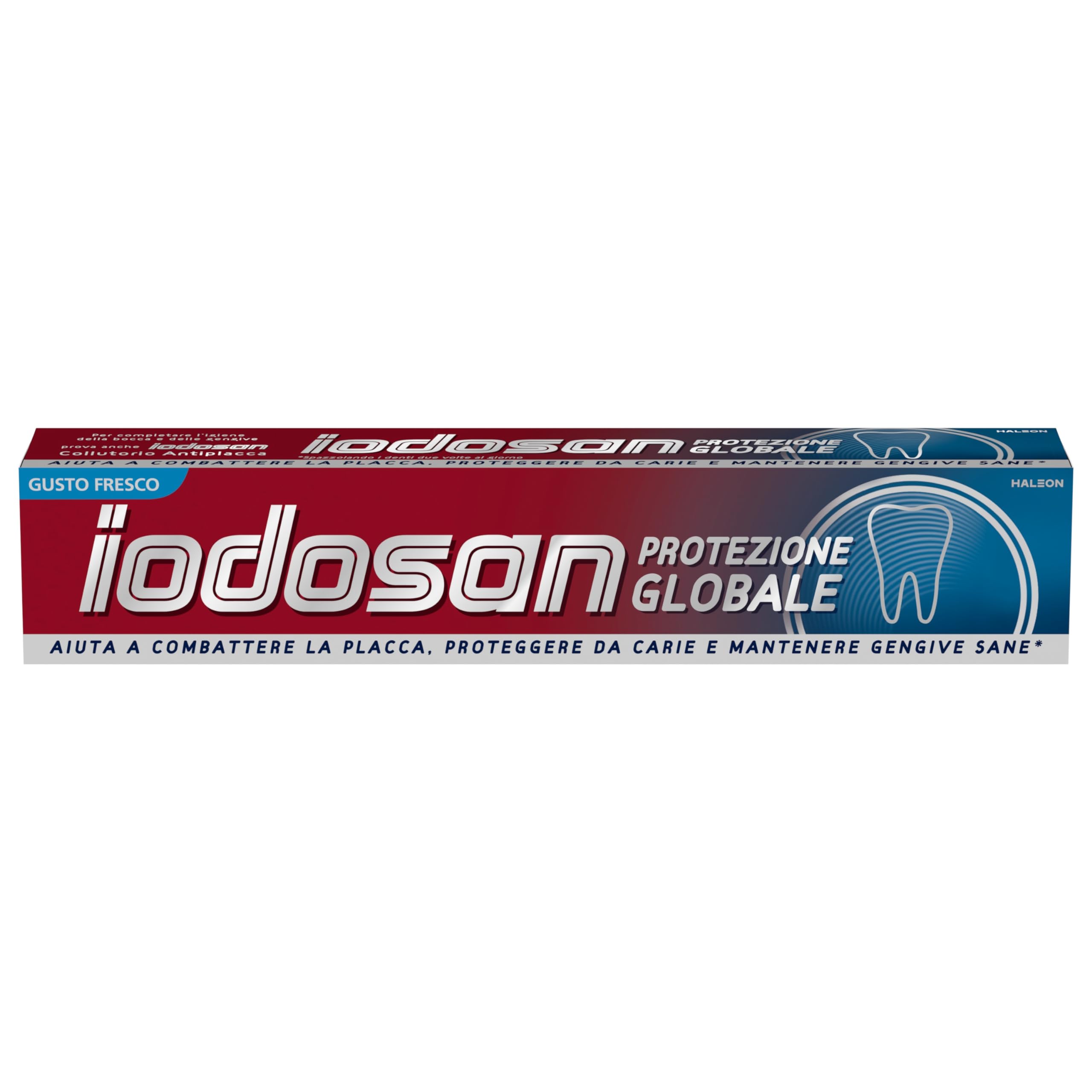 Iodosan Leg Avenue Global Protection Zahnpaste, 75 Ml, Geschmacklos, Erwachsener