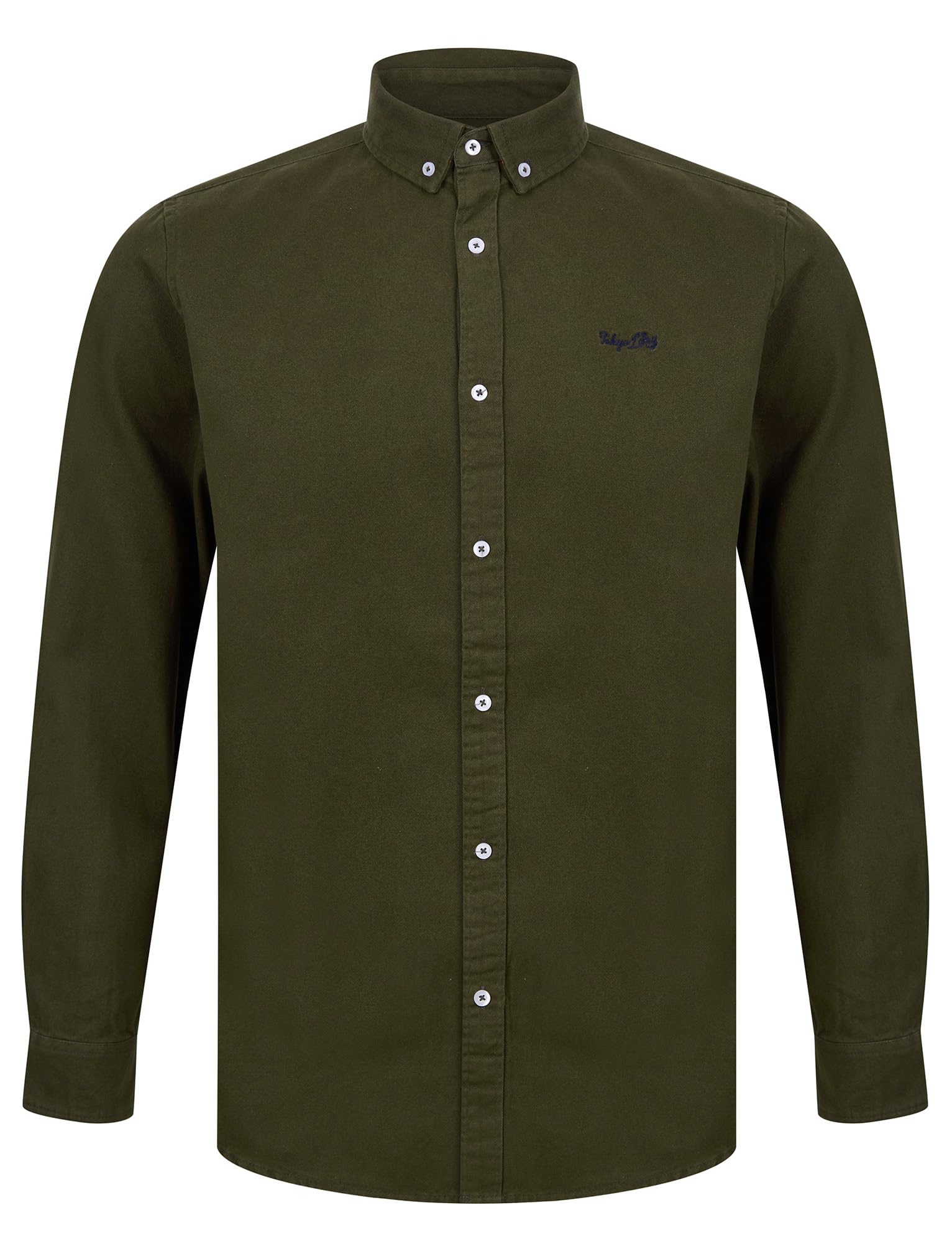 Tokyo Laundry Men's Cotton Twill Button Down Collar Long Sleeve Casual Shirt