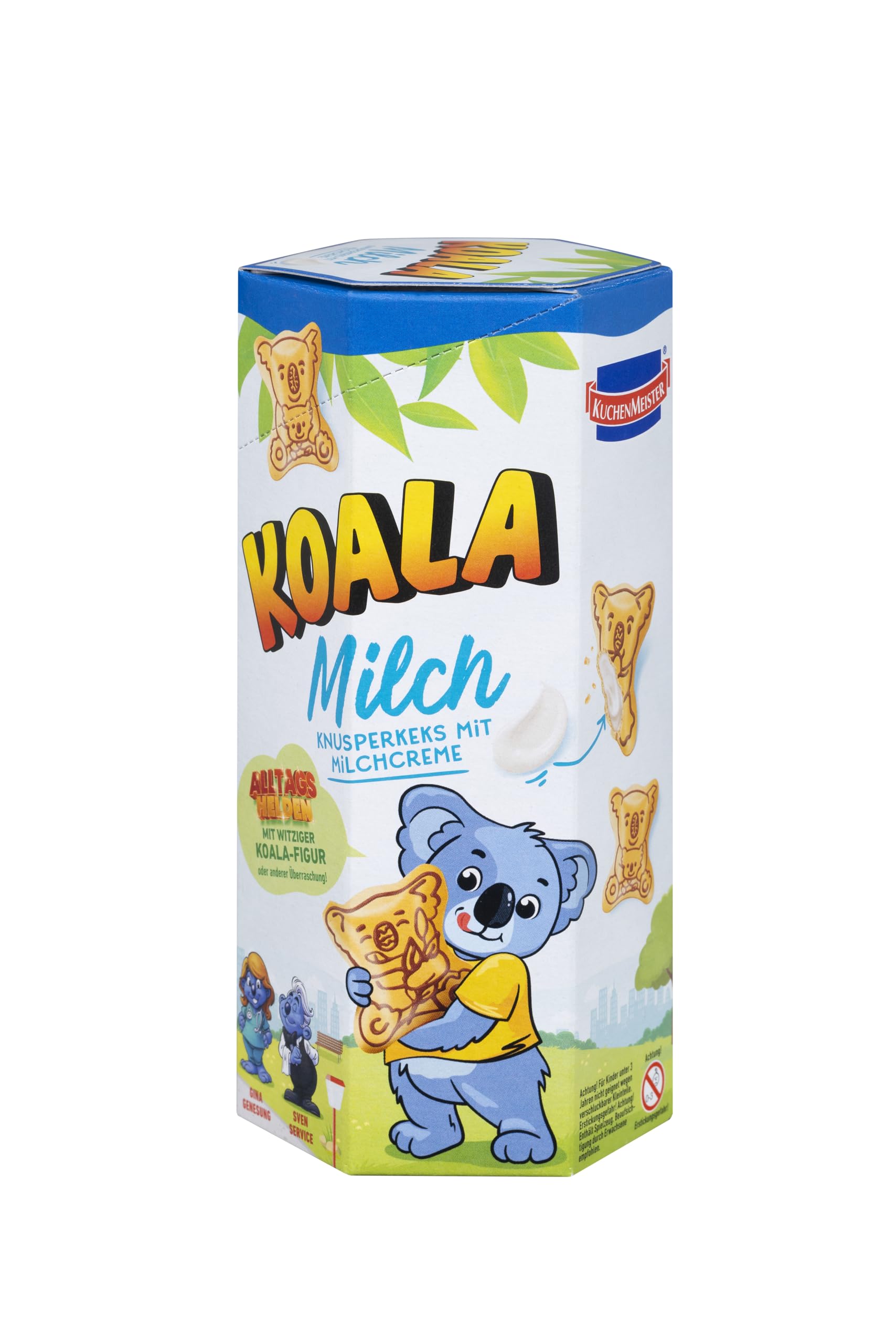 KuchenMeister Koala Kekse mit Milch Creme Füllung 75 g - Knusprige Kekse gefüllt mit zarter Milch Creme für ultimativen Nasch-Spaß (1 x 75 g)