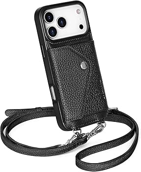 Amazon.com: LUCKYCOIN Crossbody Wallet Phone Case for iPhone 17