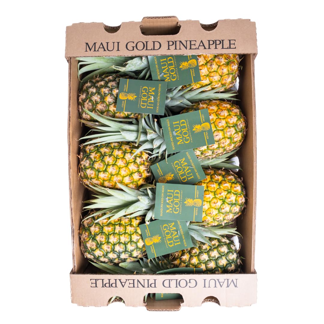 Maui Gold Pineapple - Fresh Picked Case of 8
