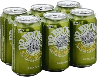 Dr. Brown Cel-Ray Soda 6 pack, 12-Ounce (Pack of 4)