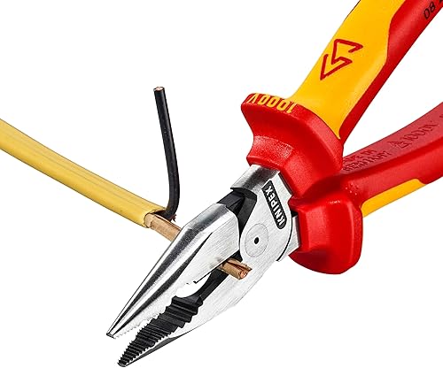 Miniatura 4 de KNIPEX Tools 08 21 185 Alicates combinados de punta de aguja, 7-14"