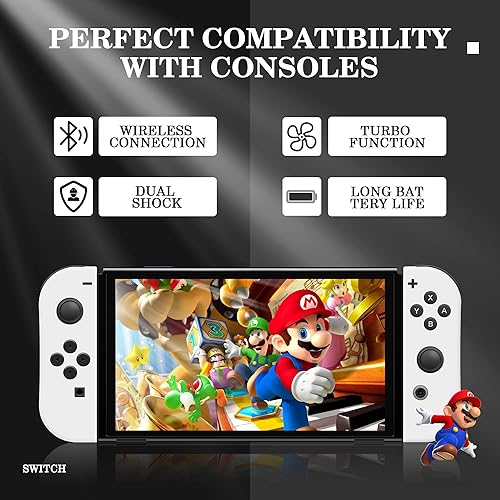 Miniatura 5 de LESTEDO Joycon Controller Compatible with Switch, Wireless Joy Cons Replacement for Switch Controller, Left and Right Switch Joycons Support Dual