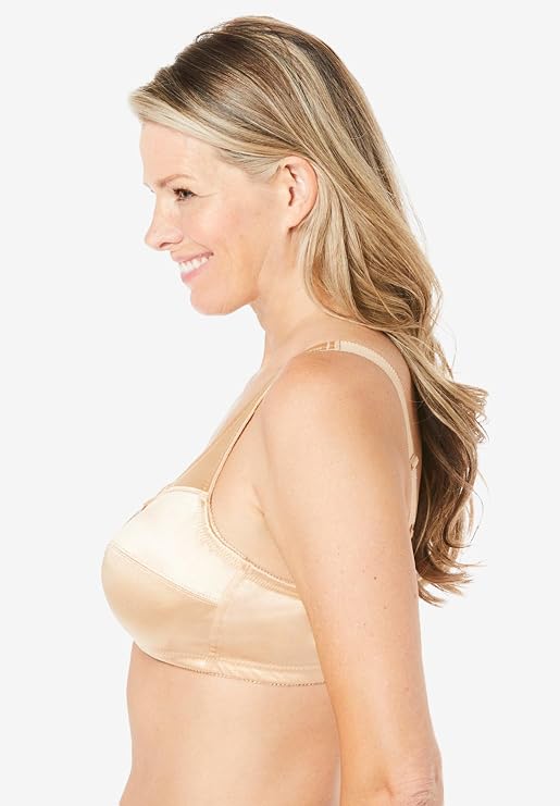 Comfort Choice Satin Wireless Comfort Bra