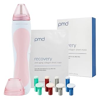 PMD Beauty Personal Microderm Pro - At-Home Use, Facial Exfoliator Tool, Microdermabrasion Machine Kit for Face and Body Skincare