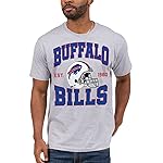 Junk Food Clothing x NFL - Buffalo Bills - Team Helmet - Unisex Adult Short Sleeve Fan T-Shirt for Men and Women - Size X-Large