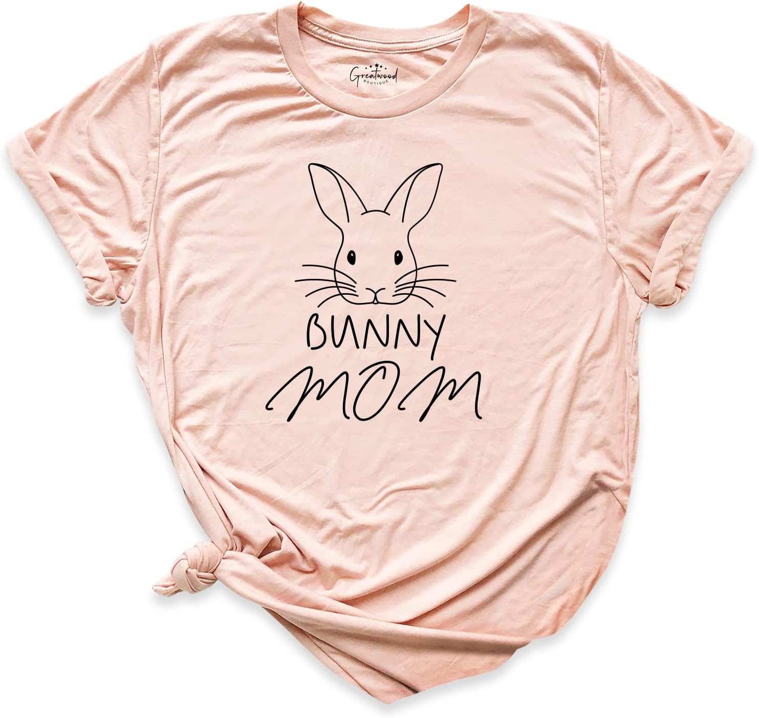 Bunny Mom Shirt, Bunny Gifts Tee, Bunny Mom T-Shirt, Womens Bunny T Shirt, Funny Cute Rabbit Graphic Tee, Bunny Mother Shirt, Animal pet T-Shirt, Rabbit Mama Tee Shirt, Mom Gifts Shirt - Image 4