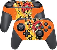 Vista 28 de MightySkins Skin compatible con Nintendo Switch Pro Controller - Alien Battle Funda protectora de vinilo duradera y única Fácil de aplicar