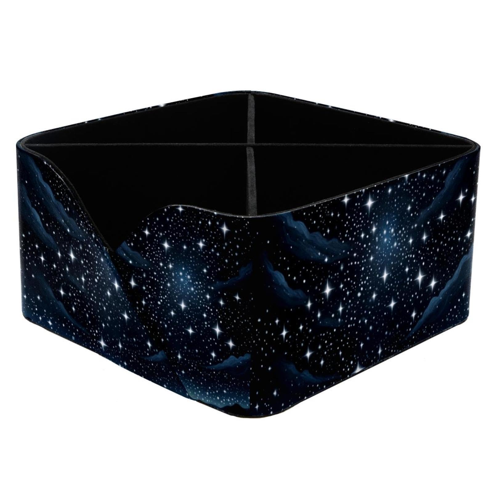 Boîte de rangement polyvalente noire pour trier les essentiels