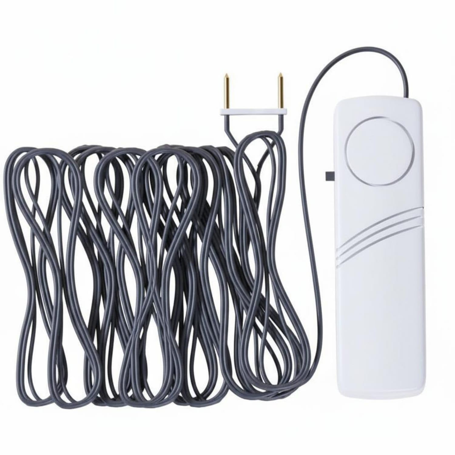 Sensitive Sensor Overflow Alarm Double Detection Water Level Long Standby Time Low Notification Easy Installation for Bathroom, Aquarium, Basement, Warehouse, 30M, Full ALM W-image-40