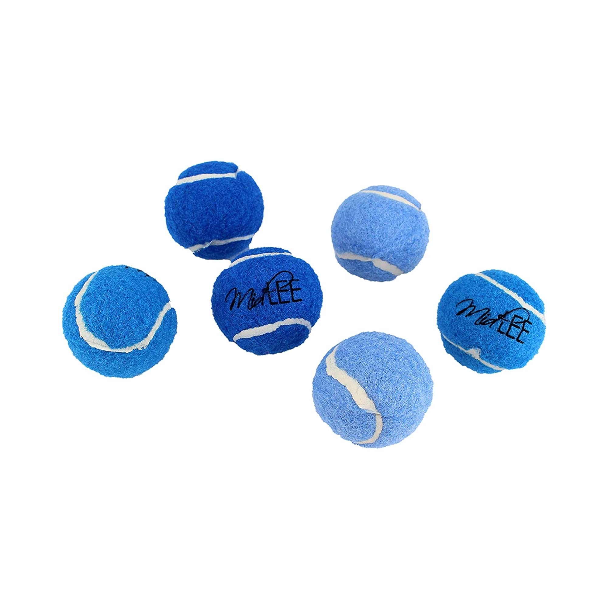 Midlee Mini 1 5 Dog Squeaky Tennis Balls- Set of 6