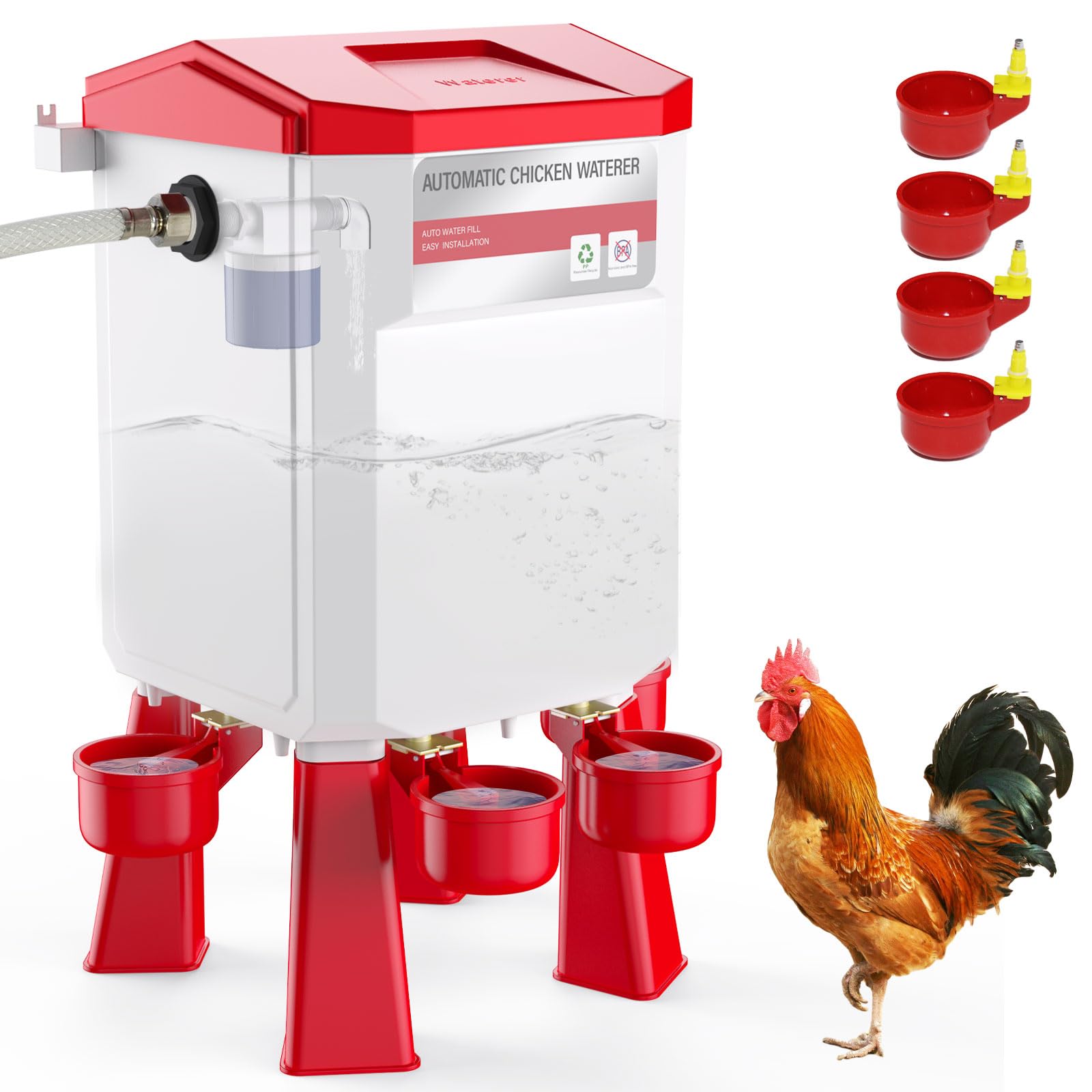 Chicken Waterer Cups 8 Pack Automatic Chicken Water Lesotho - View #10