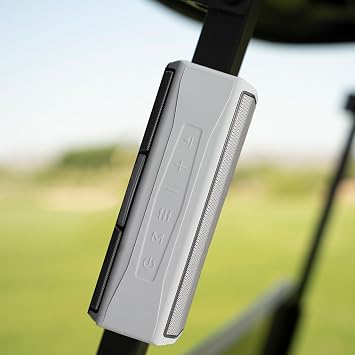 TecTecTec TEAM8 L Golf GPS Speaker - 30W Bluetooth Speaker with Audible Golf GPS Distances (Front / Middle / Back / Hazards) + Shot Distance Measurement, Compact Outdoor Golf Audio Device