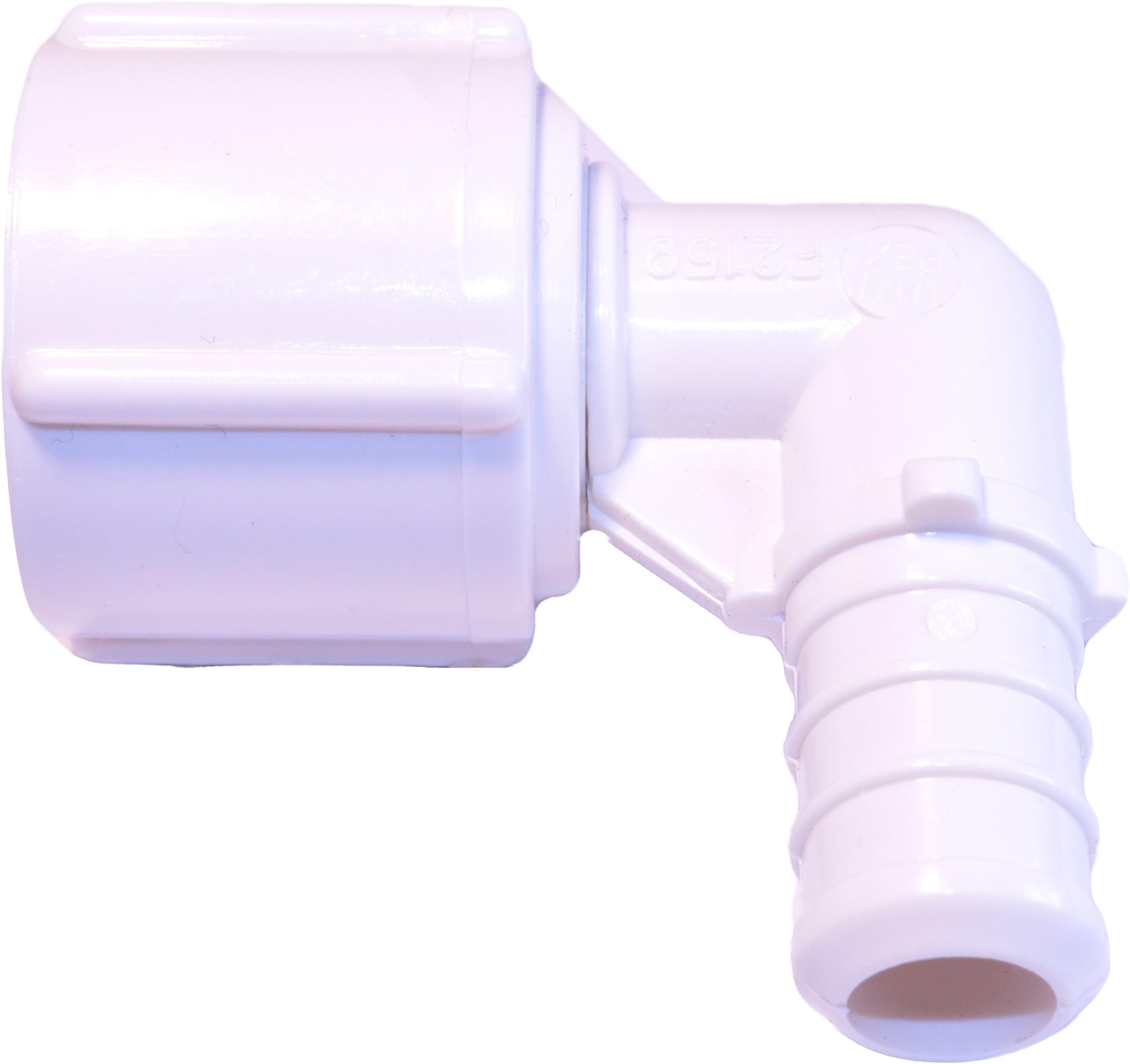 Swivel Elbow F(Straight Thread) Plastic Nut X Pex/Tubing 1/2" (ACTUAL OD 0.475") QTY 5