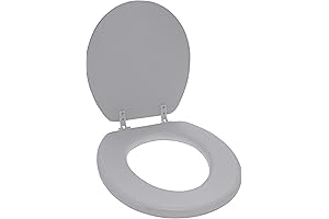 Ginsey Home Solutions Round Soft Cushioned Toilet Seat