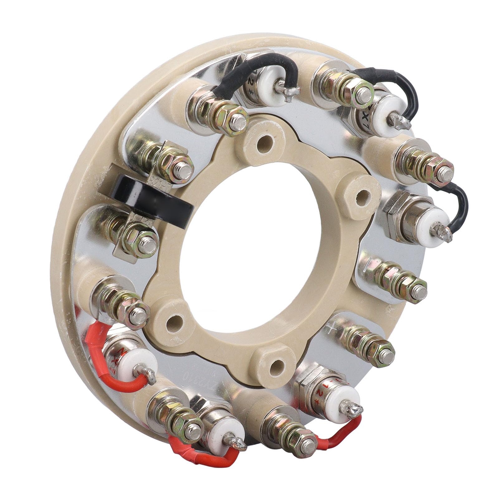 FTVOGUE Ruota Raddrizzatore Ponte Ad Anello Raddrizzatore in Ottone per Componenti Elettronici del Generatore Design Ad Circolare per la Riparazione, la Sostituzione e la Manutenzione del Generatore