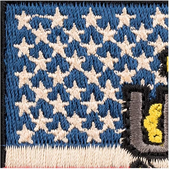 American Flag Navy Anchor Patch, US Flag Patches