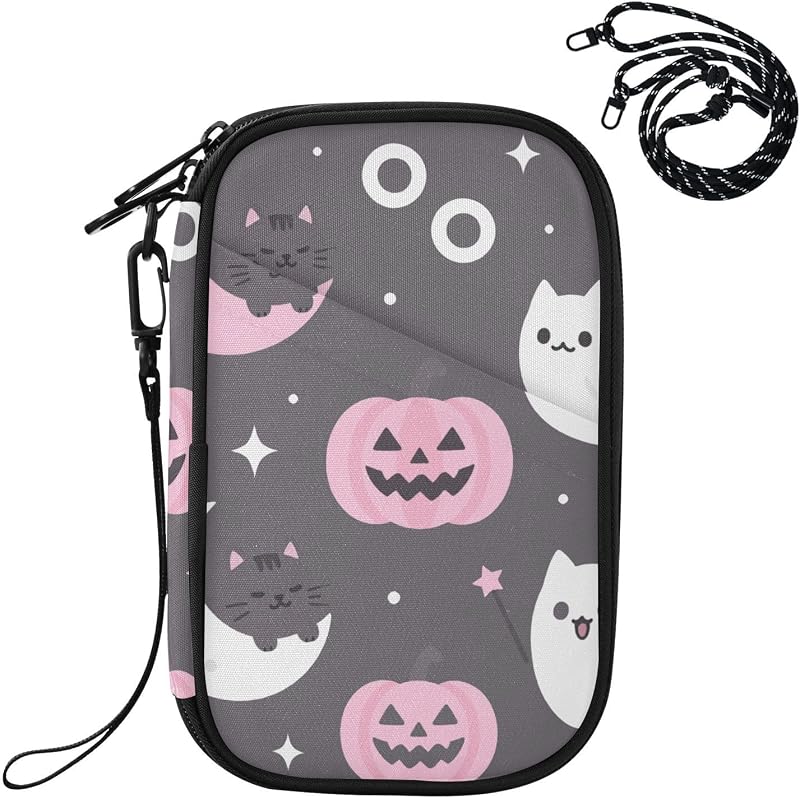 Organizador de documentos de viaje Bloqueo RFID talla única | Lindo Halloween 100% poliéster Anti-Pilling Senderismo al aire libre