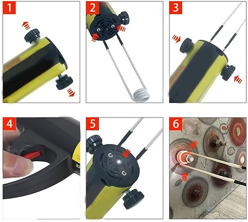 Miniatura 6 de Kit de calentador de inducción magnética de mano, herramienta de descarga de calor sin llama con 8 bobinas para automóviles (enchufe de EE. UU. 110