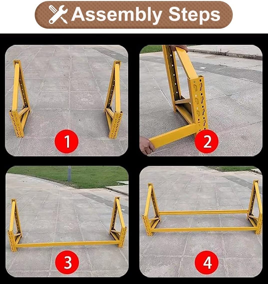 Supporto per Pneumatici da Parete, per Garage, Porta Pneumatici in Metallo, scaffale per Pneumatici Multiuso/scaffalatura da Parete per Garage, scaffale per pne(150cm/59in)
