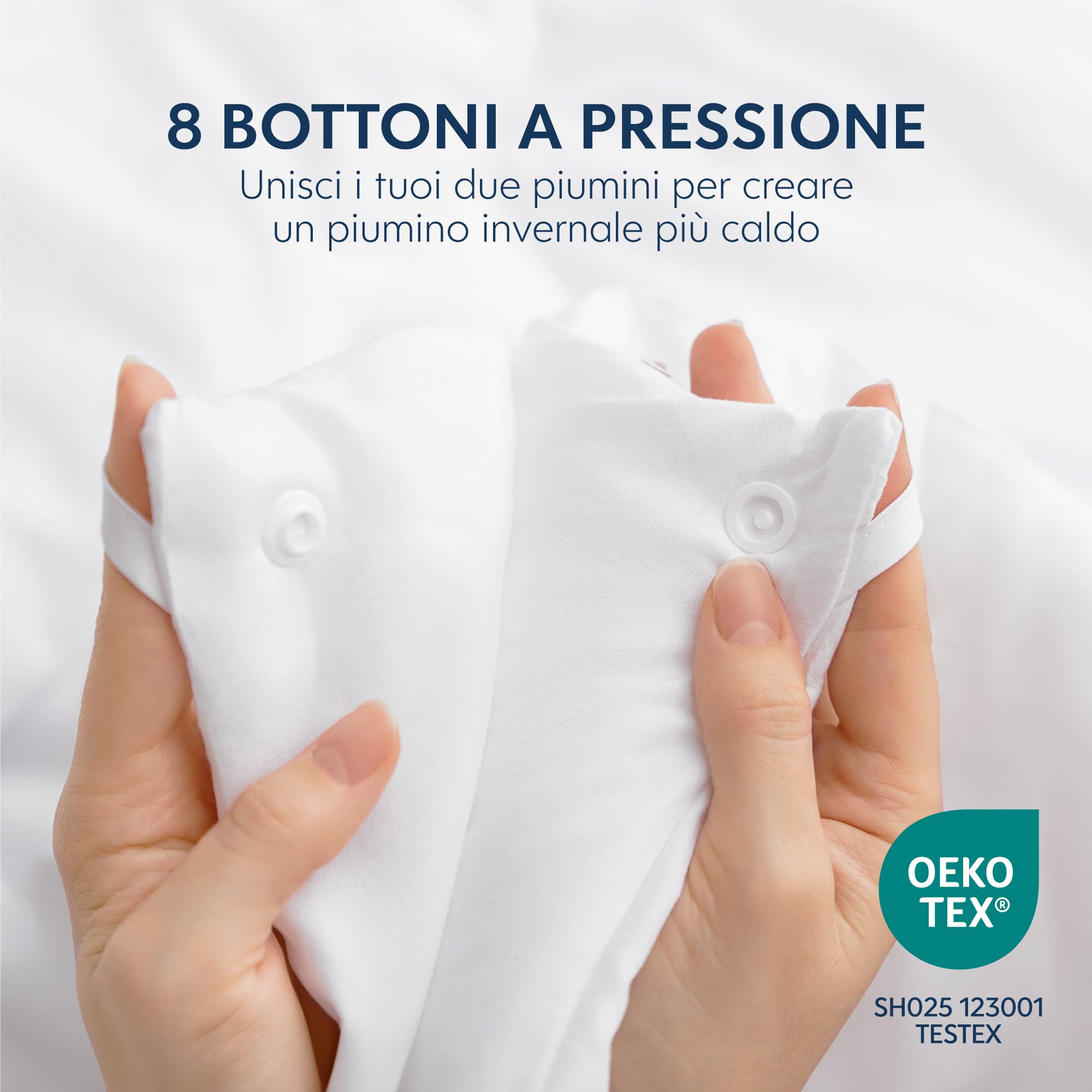 Dreamzie Piumino Letto Singolo Invernale 155x200 - Piumone 4 Stagioni 155 x 200 cm - Coperta Trapunta 155x200 di Microfibra Sintetico
