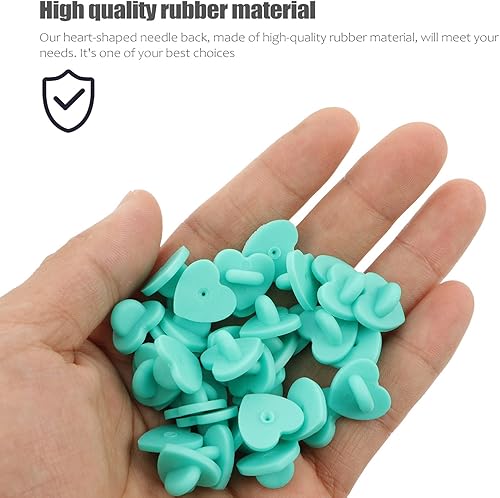 Vista 3 de Healifty Broche de hebilla de mariposa, 100 piezas, pin trasero, pin de respaldo surtido, respaldos de pasador de bloqueo, pin decorativo, pasador