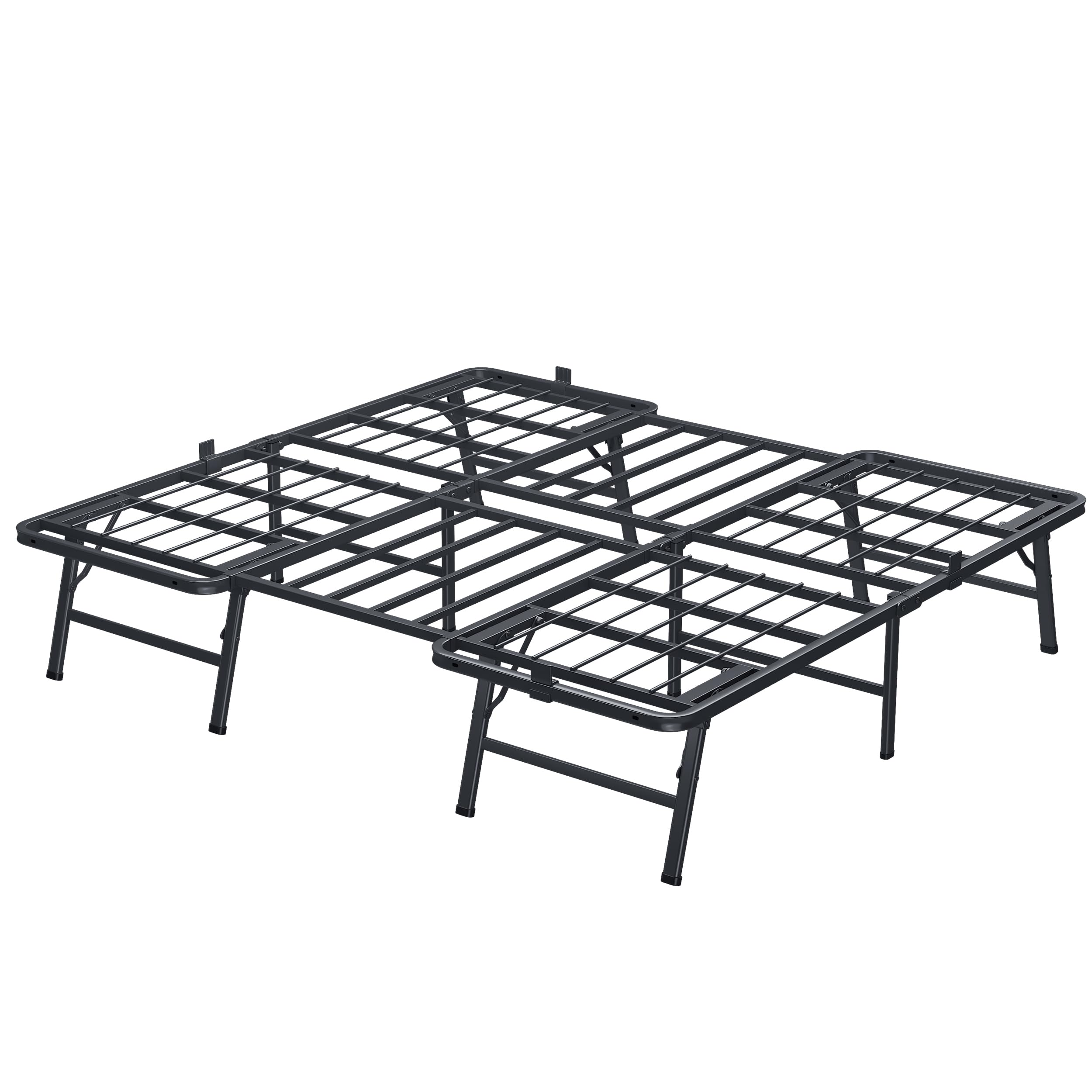 VIPSHOW 18 Inch California King Metal Folding Bed Frame