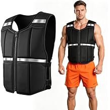 1-40lb Adjustable Weighted Vest w/Silicone Weights Women Men Walking Vest