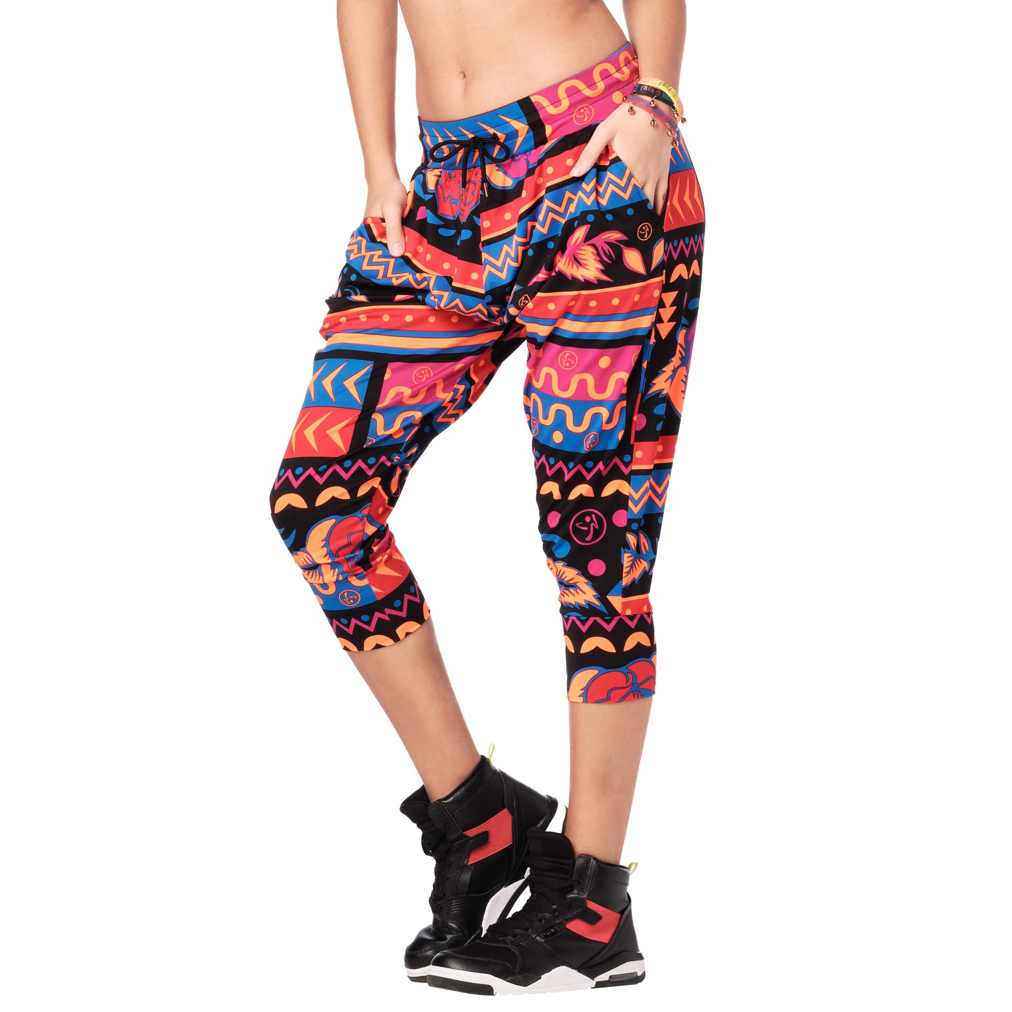 Zumba Zumba Fitness Aktiv Weicher Stoff Haremshose Damen Stilvoll Workout Hippie Hose - Shorty Kobiety