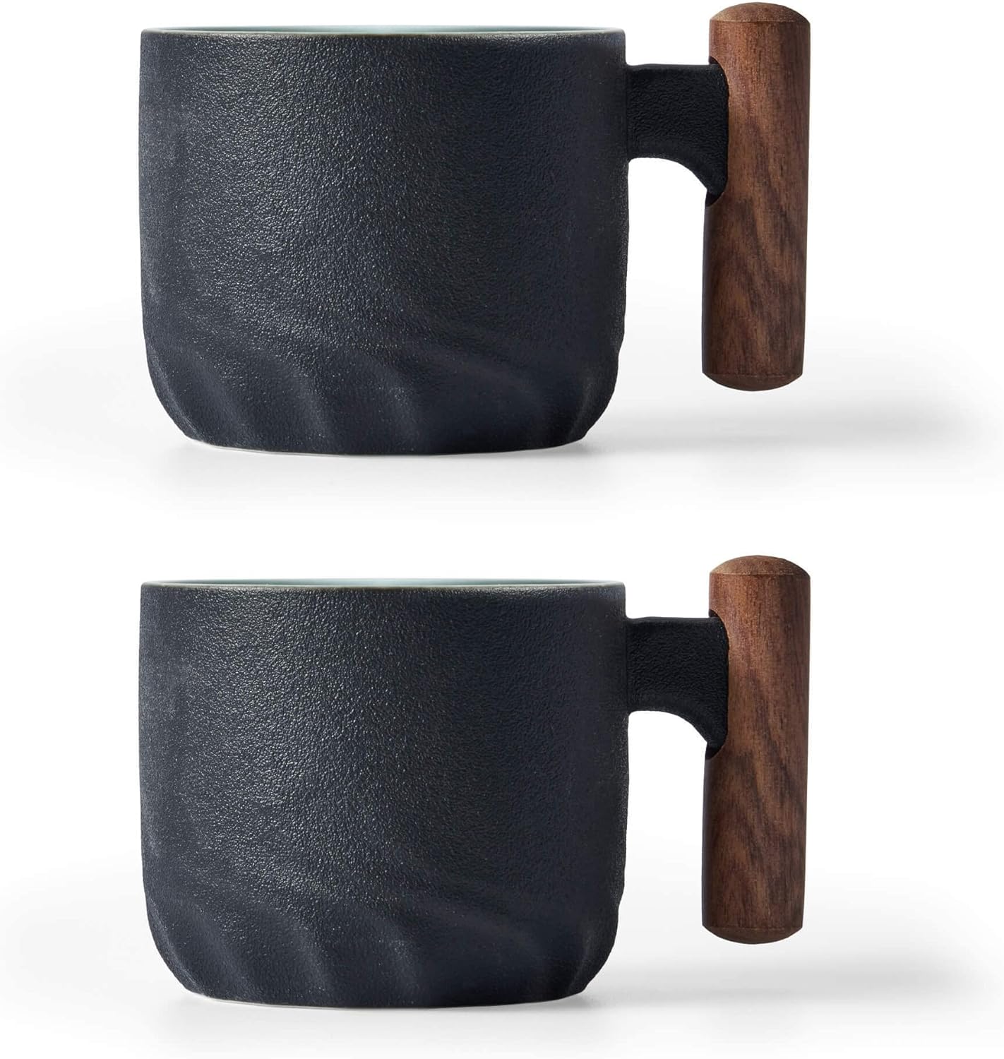 BlogBlog Ceramic Espresso Cups with Wooden Handle Espresso Shot Cups