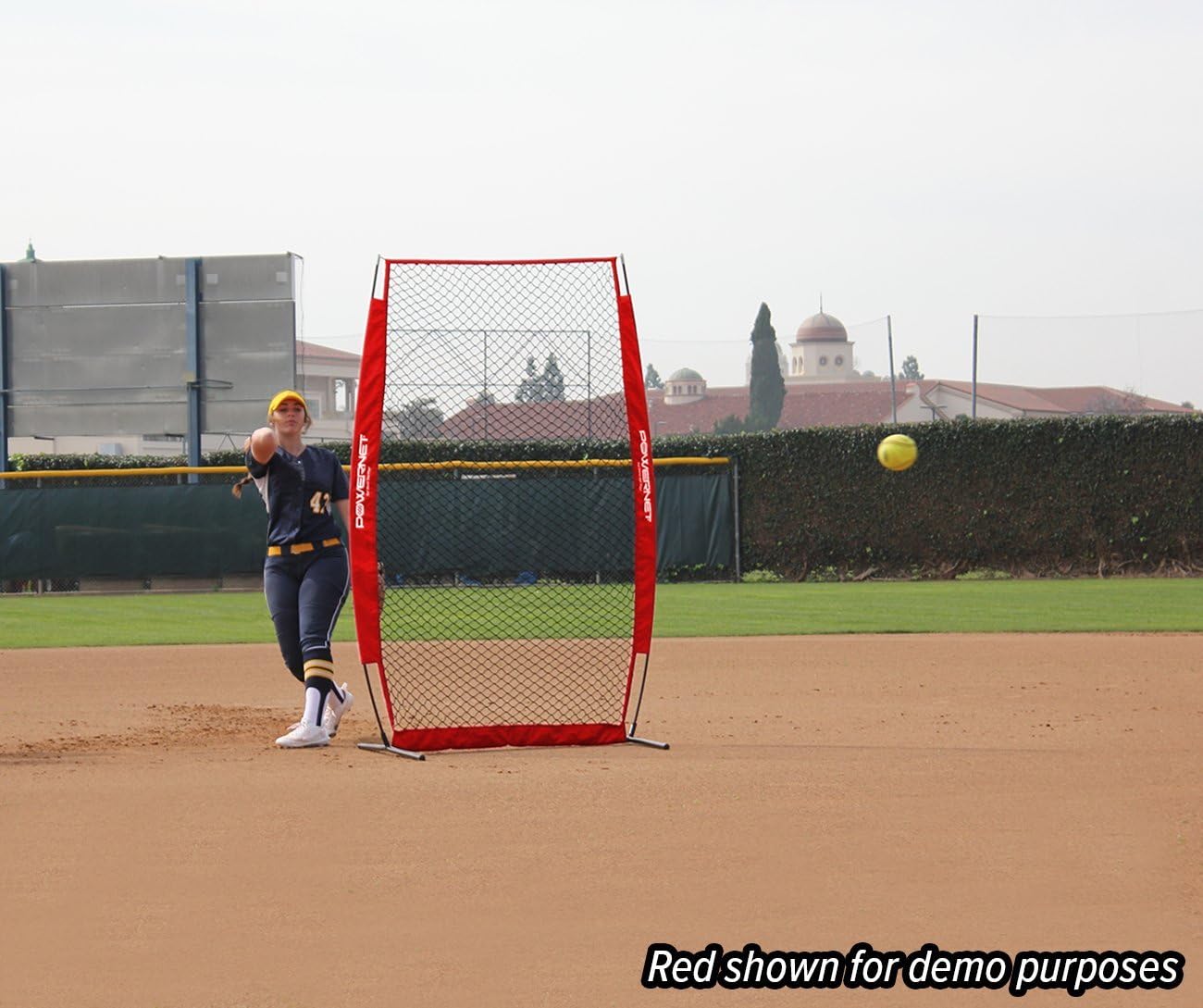 PowerNet I-Screen w/Frame + Infielder Net Bundle (Purple) : Sports & Outdoors