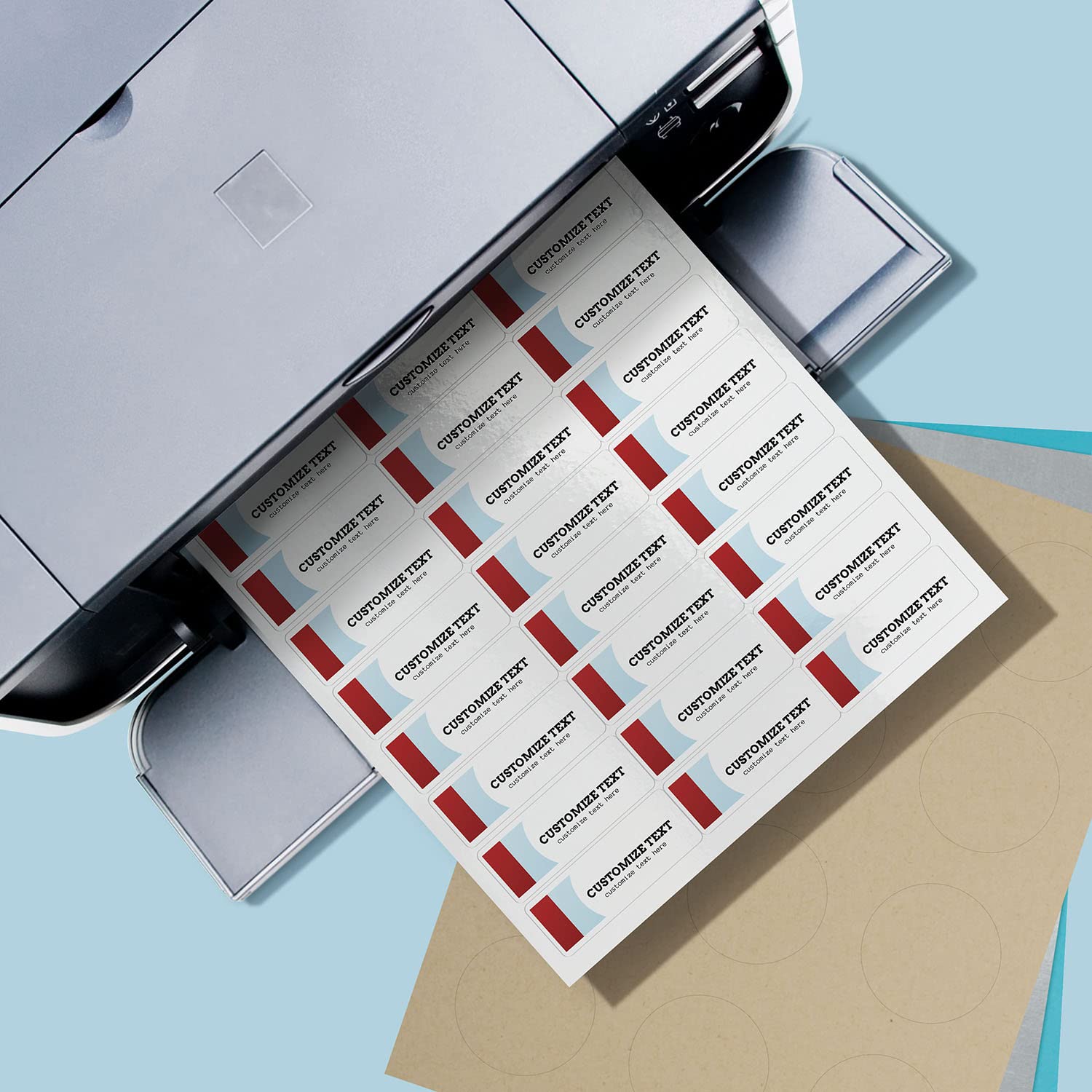 Etichette Avery 46x25mm - Carta Bianca, Adesivo Permanente, 40 Etichette/Foglio, 25 Fogli - Foto 10