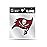 Rico Industries NFL Tampa Bay Buccaneers Small Style Decal, 3.5 x 4.5-, Team Color