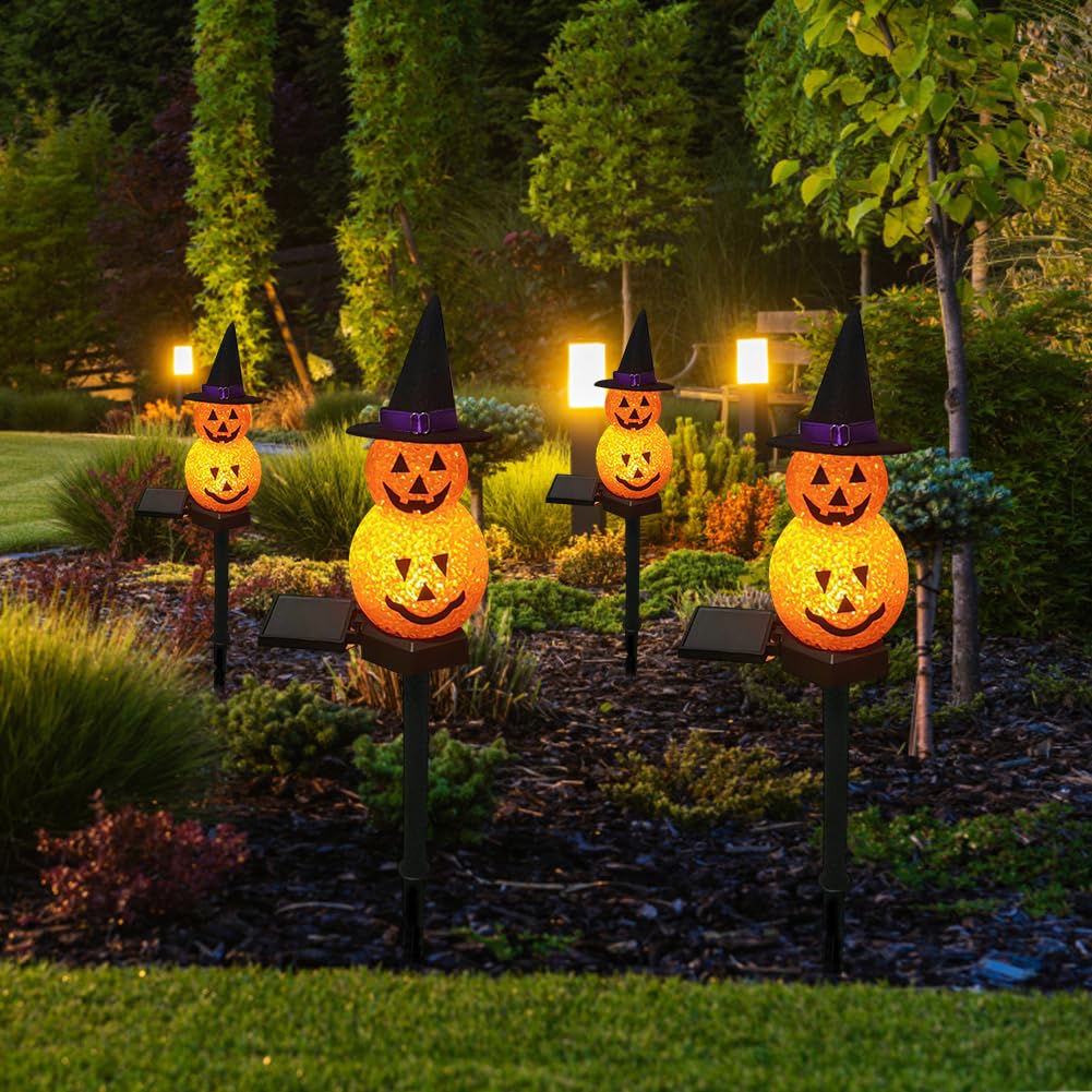 Amazon.co.jp : GETBSTOOP ハロウィンデコレーション 屋外ソーラーパス