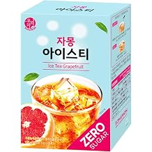 SONGWON Grapefruit Iced Tea Mix Sugar-Free, Made with Real Grapefruit Powder & Black Tea Extract Refreshing, Easy-to-Make Beverage_20 Sticks 5g Each