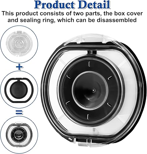 Miniatura 6 de Piezas de repuesto para tapa de depósito de polvo para modelos de aspiradora Dyson V6 DC58 DC59 DC62 DC72 DC74, cubierta de piezas de repuesto para