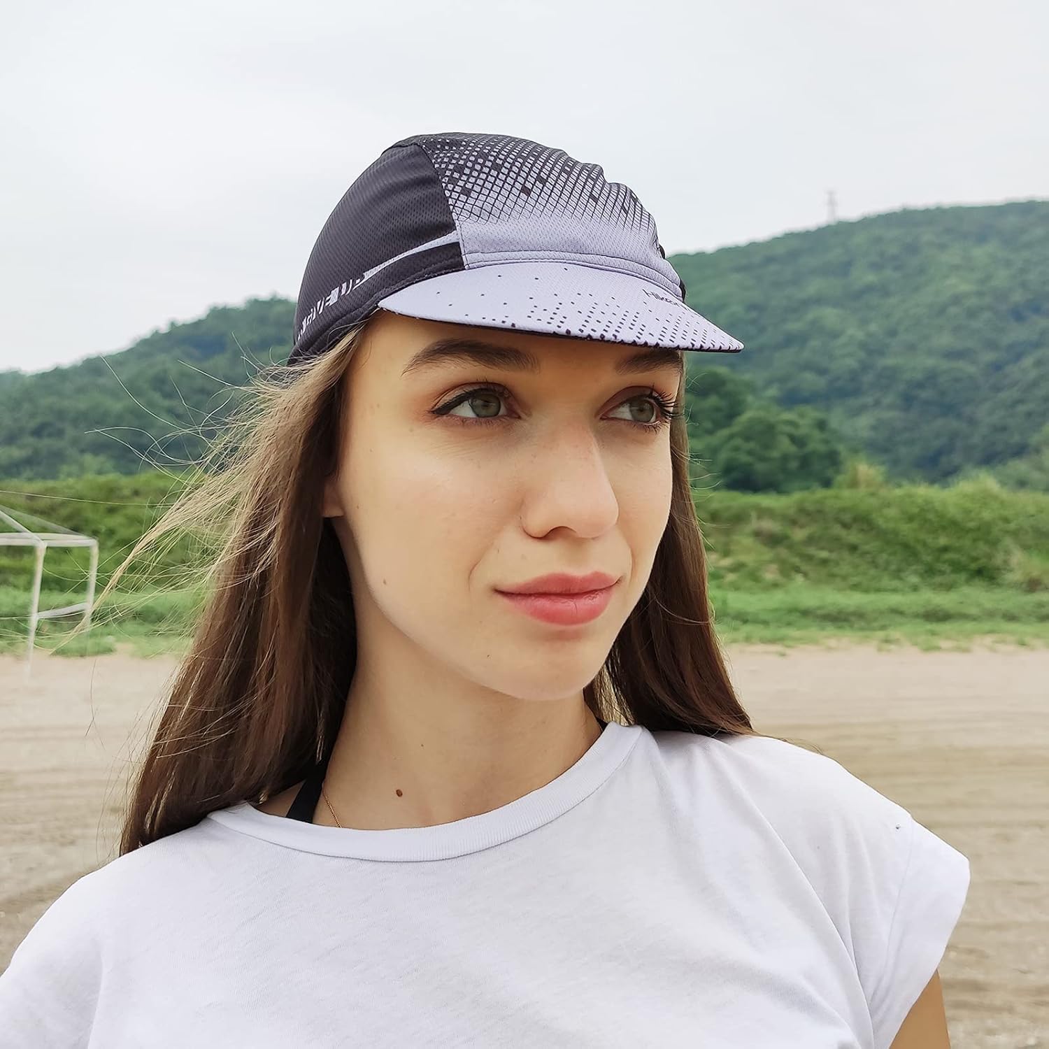 Hikenture Cycling Cap for Men and Women, Bike Hat with Visor Summer Sun Hat (Black) : Sports & Outdoors