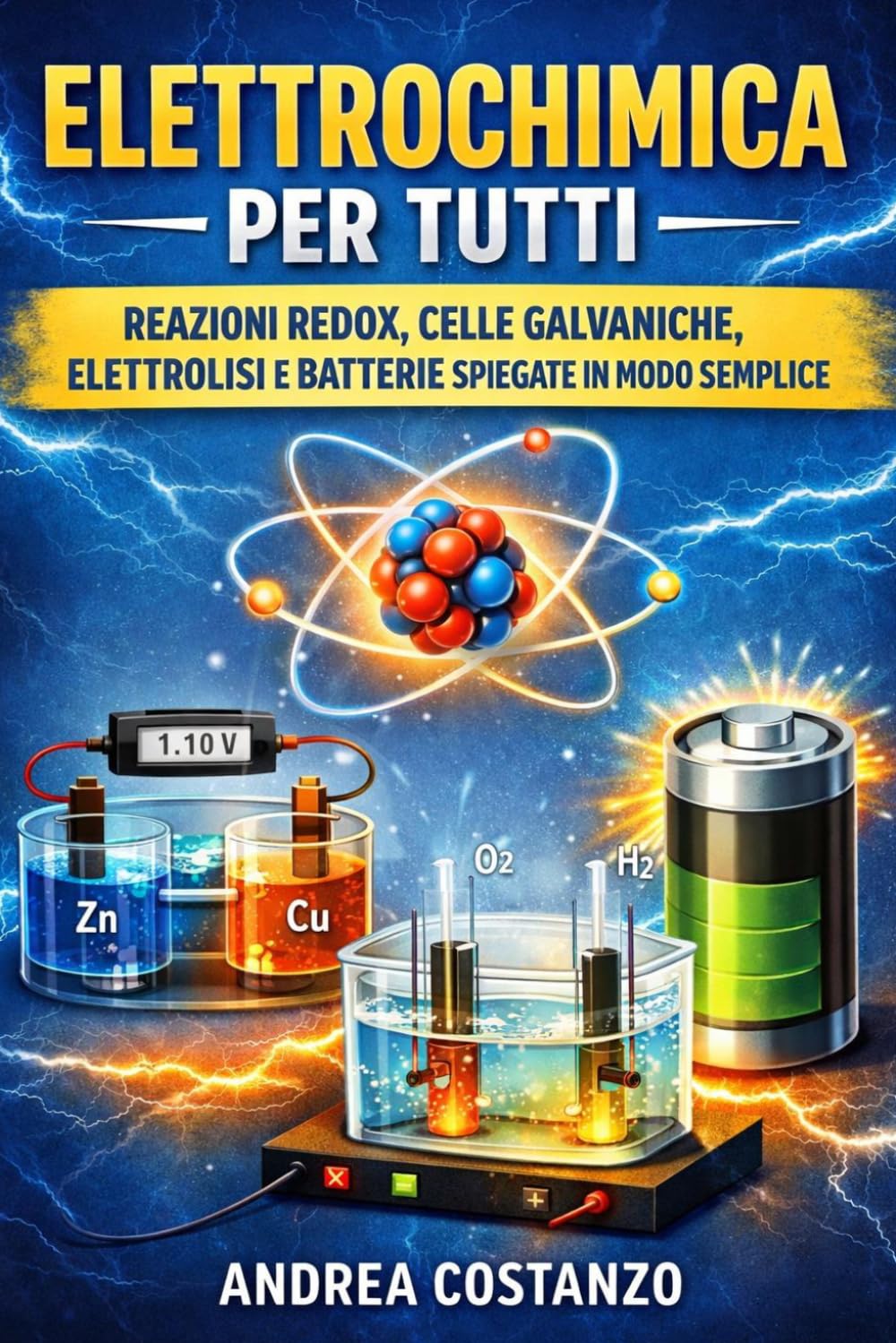 Elettrochimica Per Tutti: Reazioni redox, celle galvaniche, elettrolisi e batterie spiegate in modo semplice (La scienza spiegata semplice)